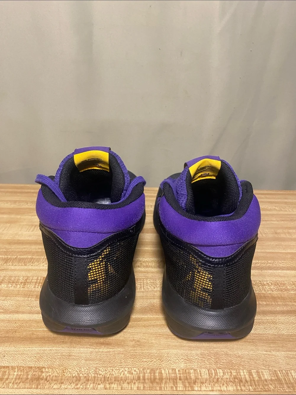 Nike LeBron Witness 8 Lakers Violet Golden (FB2239-001) Mens Basketball Shoes 12
